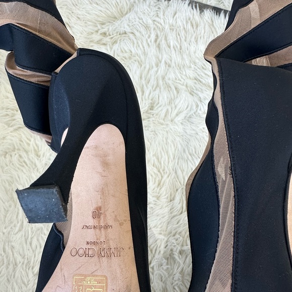 JIMMY CHOO X MUGLER sock ankle boots limited edition - Picture 6 of 7